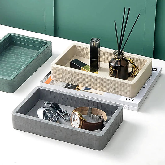 Croc Luxe Organiser Tray Box by Casa & Beyond