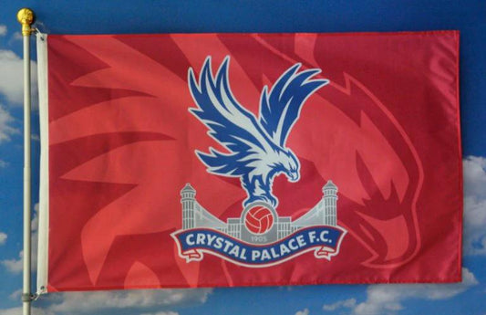 Crystal Palace Football Club Flag Red 3x5ft Banner Polyester by flagsjustdoit