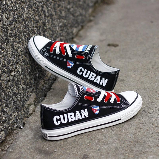Cuban Canvas Sneakers Shoes For Men Women Fans by Crocs