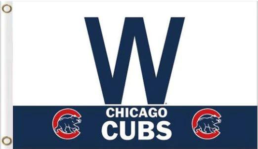Cubs Outry Chicago Flag 3X5Ft Banner USA Polyester with Brass Grommets by flagsjustdoit
