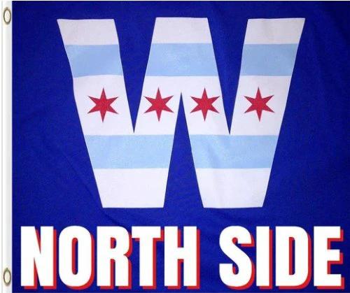 Cubs Outry Chicago North Side US Flag 3X5Ft Banner USA Polyester with Brass Grommets by flagsjustdoit