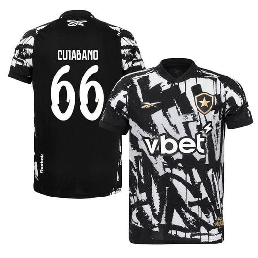Cuiabano #66 Botafogo 2025-26 Fourth Jersey – Black by Soccer Jersey
