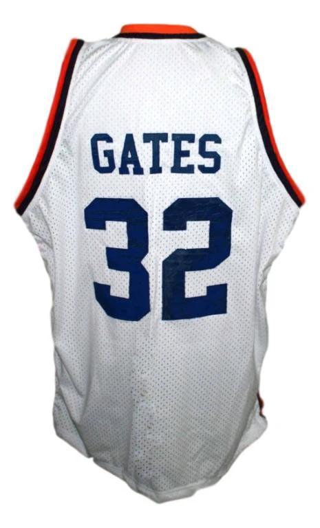 Curtis Gates Jersey #32 Hoop Dreams Colby Basketball White by My store basketball