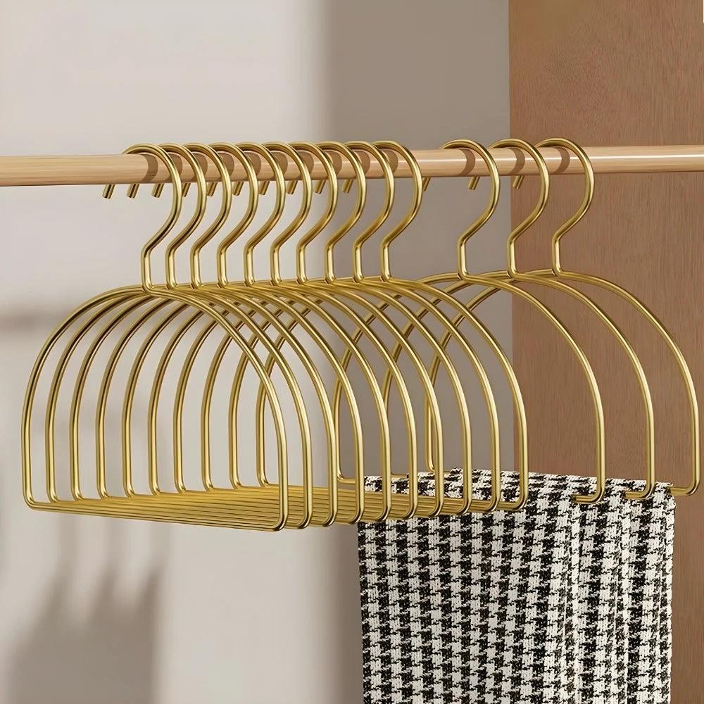 Curved Scarf Hanger Space Saving Storage | 4pcs Set by Casa & Beyond