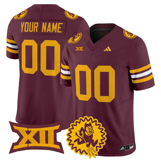 Custom Arizona State Sun Devils Jersey 1975 Throwback Vapor Stitched Maroon by My Store NCAA Football Jerseys