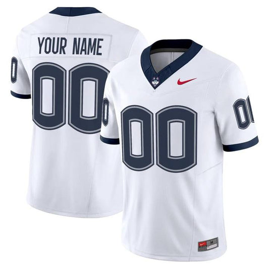 Custm UConn Huskies Jersey Name, Number 2025 Vapor Limited Stitched by My Store NCAA Football Jerseys
