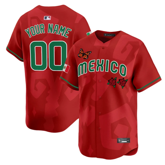 Custom 2025 Mexican Heritage x Sentrock Jersey Vapor Premier Limited Stitched Red by My Store