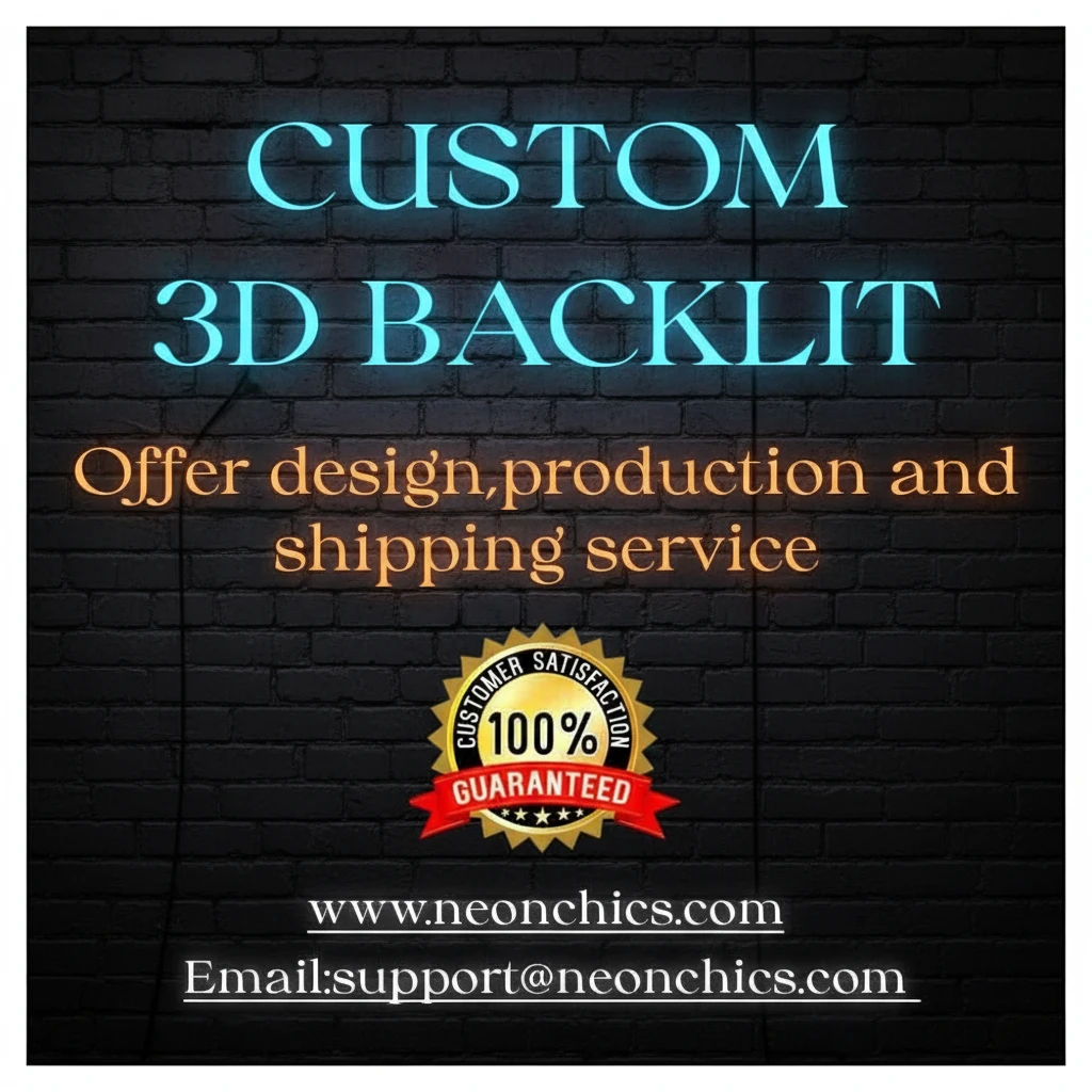 Custom Backlit Sign for Business Office Custom Logo Sign by Neonchics