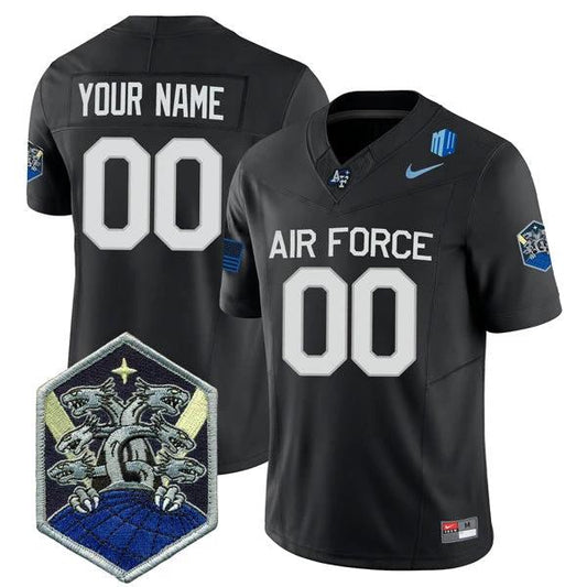 Custom Air Force Falcons Jersey Name and Number College Football Black Alternate Game – All Stitched by My Store