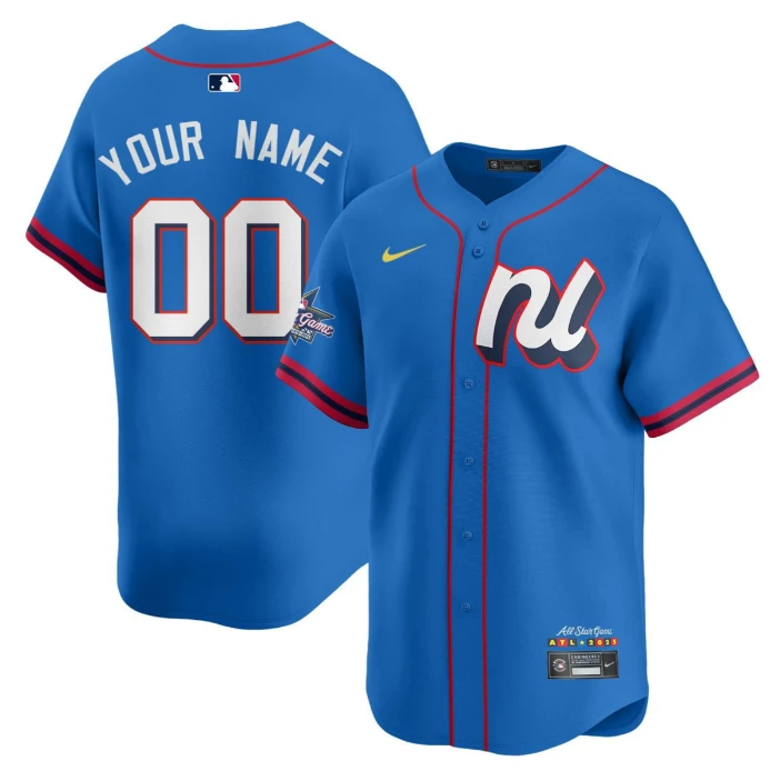 Custom American League 2025 Jersey Name, Number MLB All-Star Stitched Blue by My Store