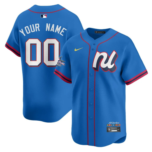Custom American League 2025 Jersey Name, Number MLB All-Star Stitched Blue by My Store