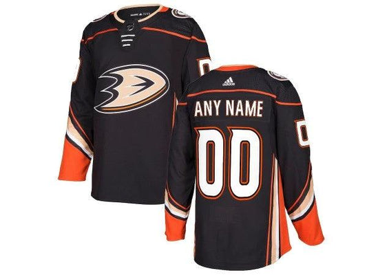 Custom Anaheim Ducks Black Home Jersey by Hockey David