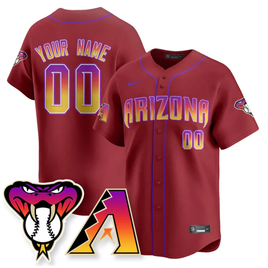 Custom Arizona Diamondbacks Jersey 2025 City Connect Concept Stitched Red by My Store