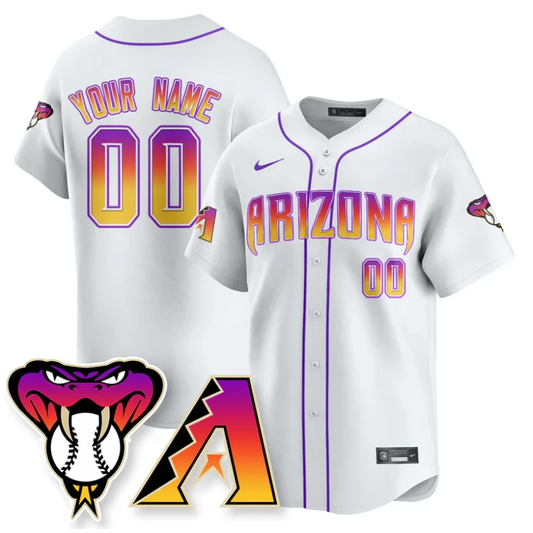 Custom Arizona Diamondbacks Jersey 2025 City Connect Vapor Premier Limited Stitched by My Store