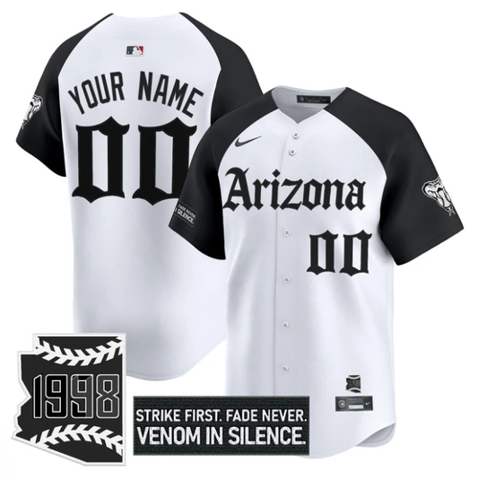 Custom Arizona Diamondbacks Jersey Gothic Desert Fang Edition Stitched Alternate by My Store