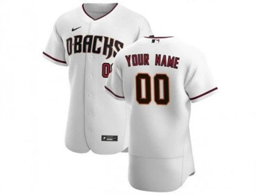 Custom Arizona Diamondbacks White Flex Base Jersey by My Store