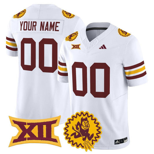 Custom Arizona State Sun Devils Jersey 1975 Throwback Vapor Stitched White by My Store NCAA Football Jerseys