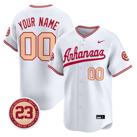 Custom Arkansas Razorbacks Jersey Norm DeBriyn Night Edition Limited Stitched by My Store