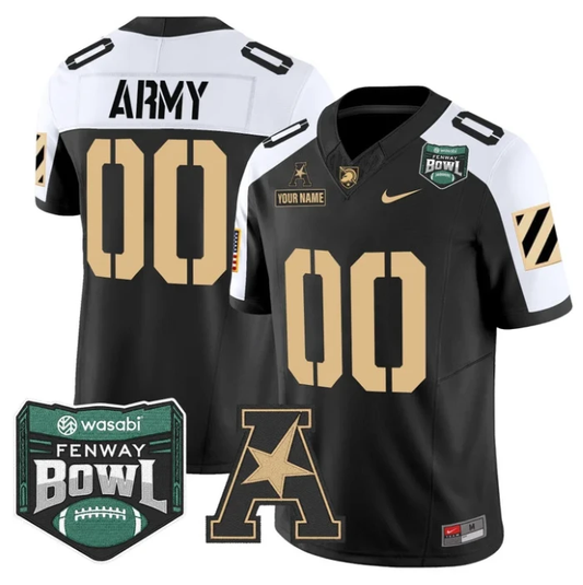 Custom Army Black Knights Jersey 2025 Fenway Bowl Patch Vapor Stitched Alternate by NCAA Football Jersey
