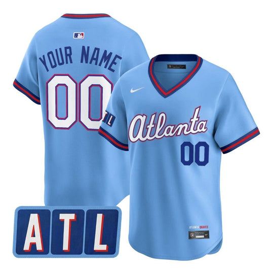 Custom Atlanta Braves Jersey 2026 City Connect Vapor Premier Limited Stitched by My Store