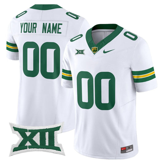 Custom Baylor Bears Jersey Name, Number 2025 Limited Stitched White by NCAA Football Jersey