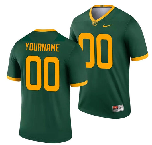 Custom Baylor Bears Jersey Name and Number NCAA College Football Green Legend by My Store