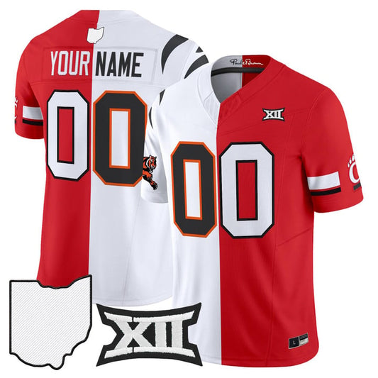 Custom Bengals Bearcats College Football Jersey Split Vapor Limited Stitched by My Store NCAA Football Jerseys