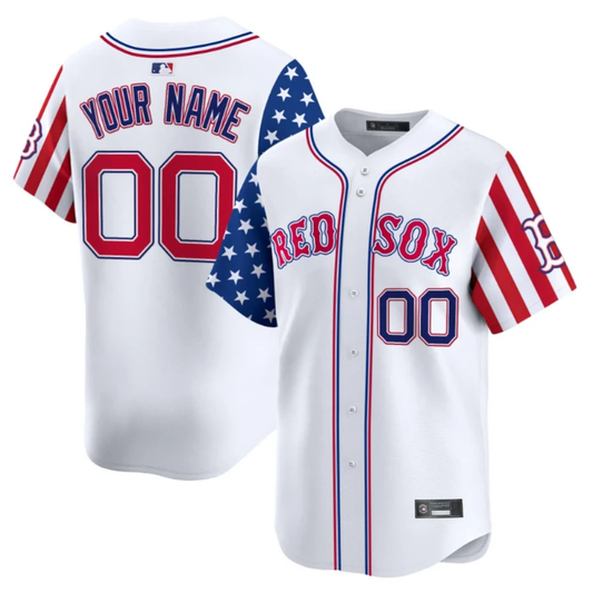 Custom Boston Red Sox Jersey 2025 Memorial Day Vapor Premier Limited Stitched White by My Store
