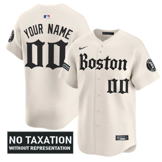 Custom Boston Red Sox Jersey Retro Newspaper Edition Vapor Limited Stitched by My Store