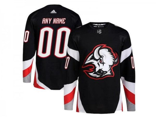 Custom Buffalo Sabres Black Alternate Jersey by Hockey David