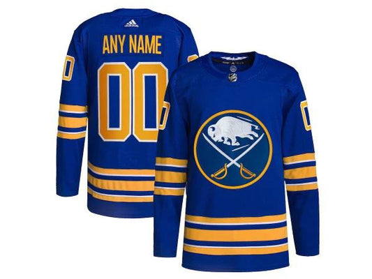 Custom Buffalo Sabres Royal Home Jersey by Hockey David