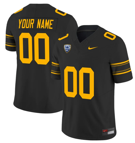 Custom California Golden Bears Jersey Limited Football Stitched Black by NCAA Football Jersey