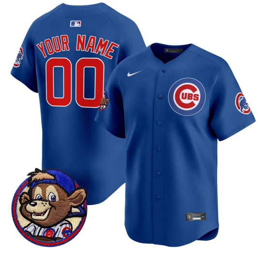 Custom Chicago Cubs Jersey Clark Patch Vapor Premier Limited Stitched Royal by My Store