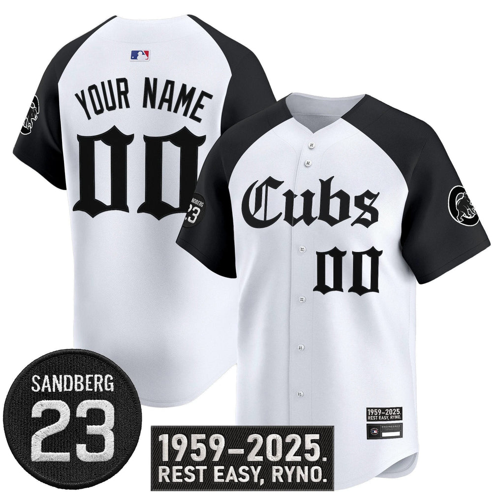 Custom Chicago Cubs Jersey Ryne Sandberg Tribute Limited Stitched Alternate by My Store