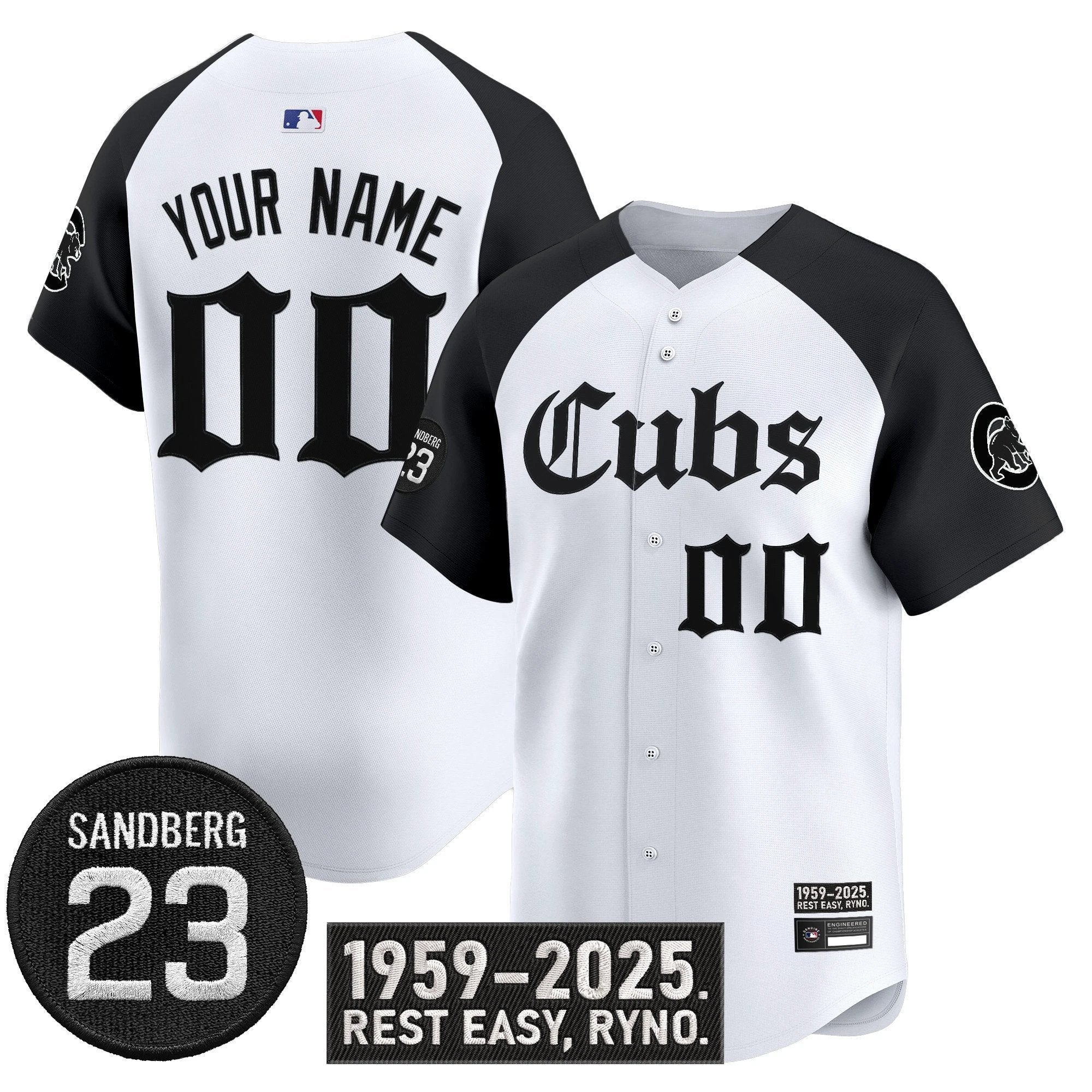 Custom Chicago Cubs Jersey Ryne Sandberg Tribute Limited Stitched Alternate by My Store