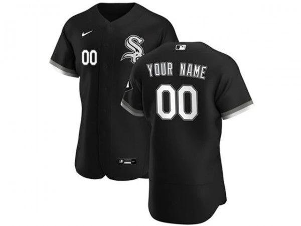 Custom Chicago White Sox Black Flex Base Jersey by My Store