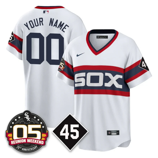 Custom Chicago White Sox Jersey Bobby Jenks 2025 Reunion Weekend Cooperstown by My Store