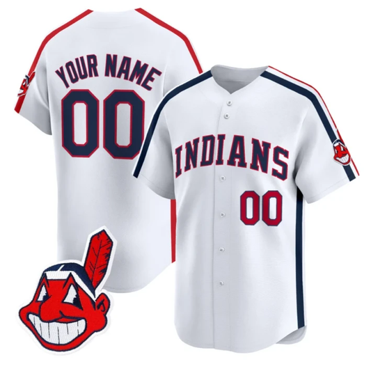 Custom Cleveland Indians Jersey Ricky Wild Thing Vaughn Stitched White by My Store