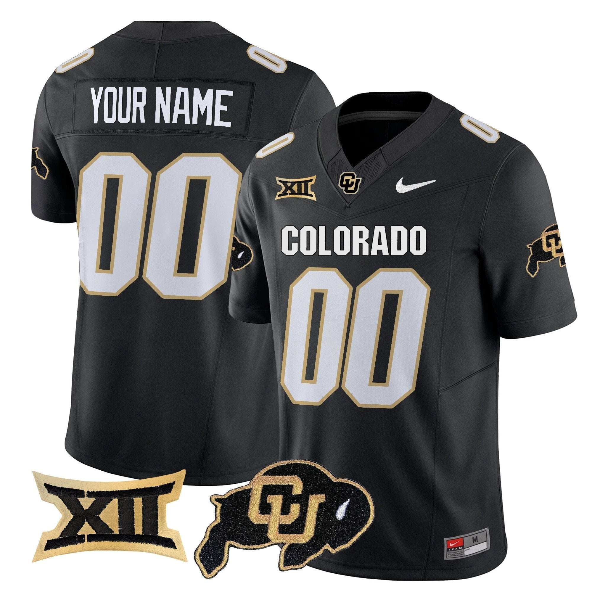 Custom Colorado Buffaloes Jersey 2025 Vapor Limited Stitched Black by My Store