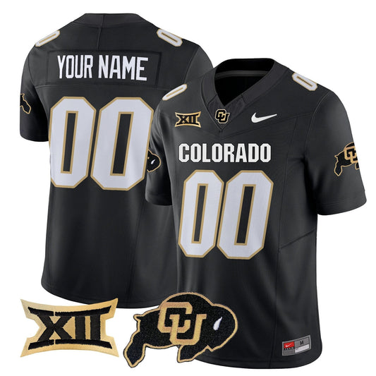 Custom Colorado Buffaloes Jersey 2025 Vapor Limited Stitched Black by My Store