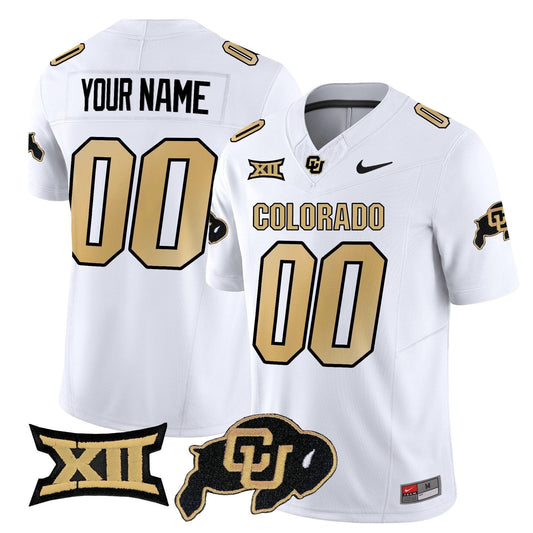 Custom Colorado Buffaloes Jersey 2025 Vapor Limited Stitched White by My Store