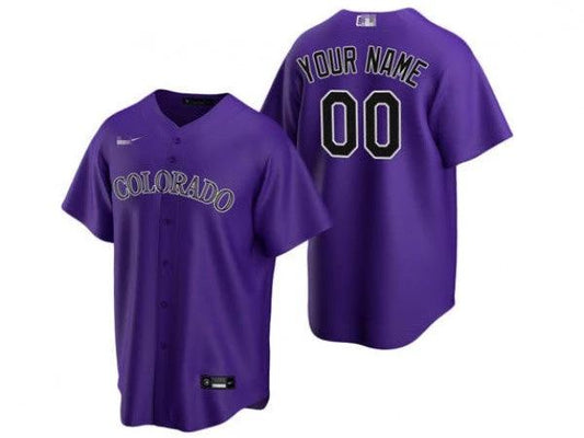 Custom Colorado Rockies Cool Base Jersey - by My Store