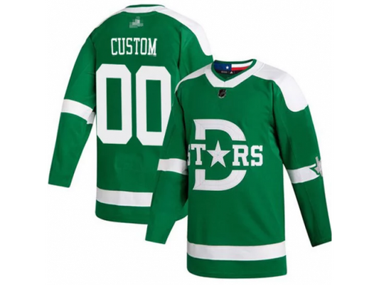 Custom Dallas Stars Green Winter Classic Jersey by Hockey David