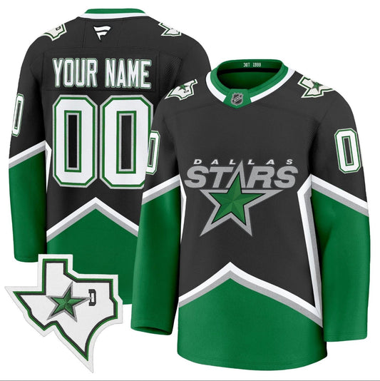 Custom Dallas Stars Jersey Name, Number '99 Throwback Premium All Stitched by Hockey David