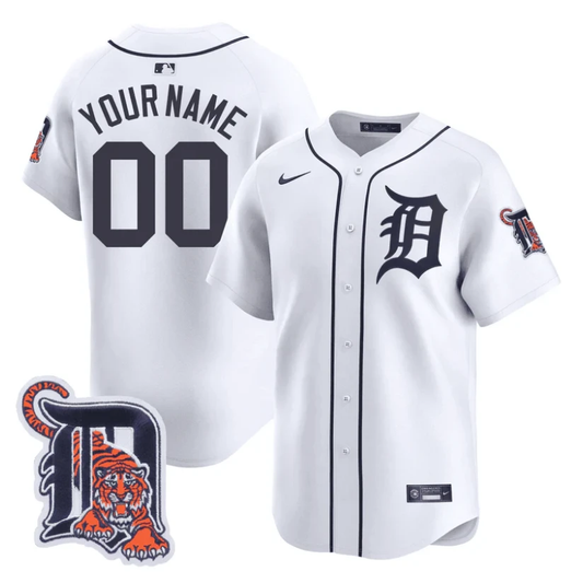 Custom Detroit Tigers Jersey Name, Number Baseball Stitched Flex White by My Store