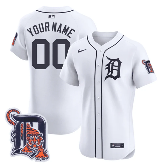 Custom Detroit Tigers Jersey Name, Number Baseball Stitched Flex White by My Store