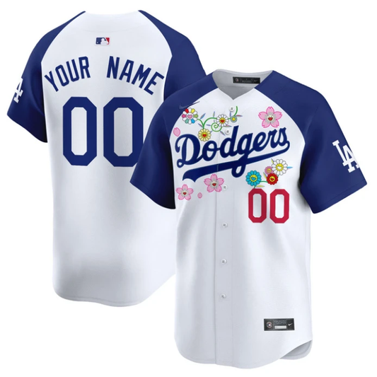 Custom Dodgers Jersey Takashi Murakami 2025 Vapor Premier Limited Stitched Alternate by My Store