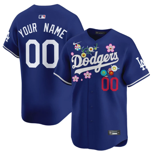 Custom Dodgers Jersey Takashi Murakami 2025 Vapor Premier Limited Stitched Royal by My Store