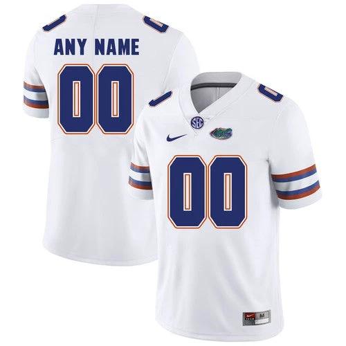 Custom Florida Gators Jersey Name and Number NCAA College Football White by My Store