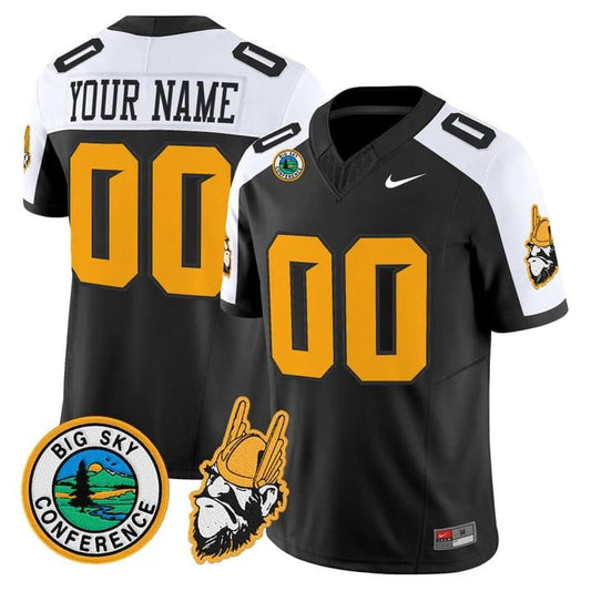 Custom Idaho Vandals Jersey 1975 Throwback Vapor Limited Stitched Black Alter by My Store NCAA Football Jerseys